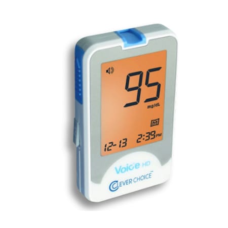 Clever Choice Voice HD Auto-Code Blood Glucose Monitoring System 98302000121