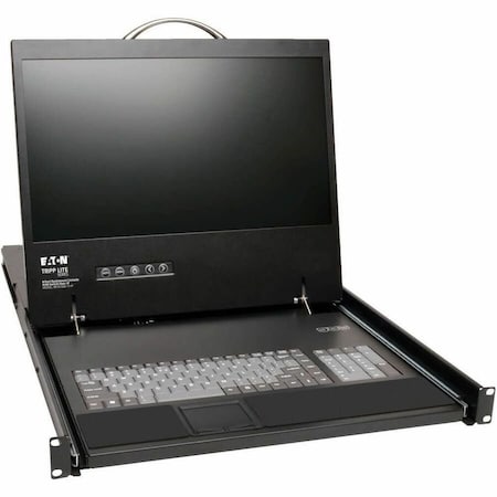 Eaton EATON Tripp Lite Series NetCommander 8-Port Cat5 KVM over IP Switch - 19 in. LCD, 1 Remote + 1 Local B070-008-19-IP