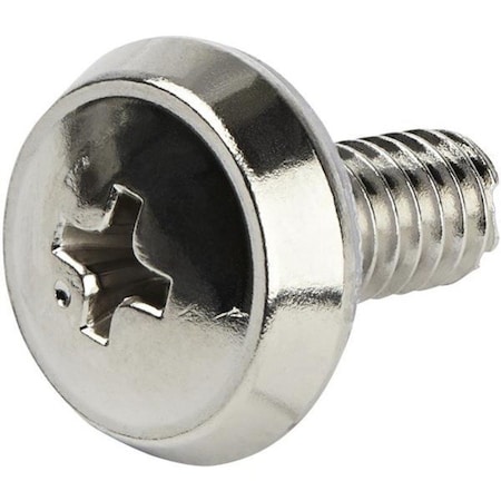 Startech.Com 12-24 Server Rack Screws - 50 pack - Nickel-plated (CABSCRWS1224) CABSCRWS1224