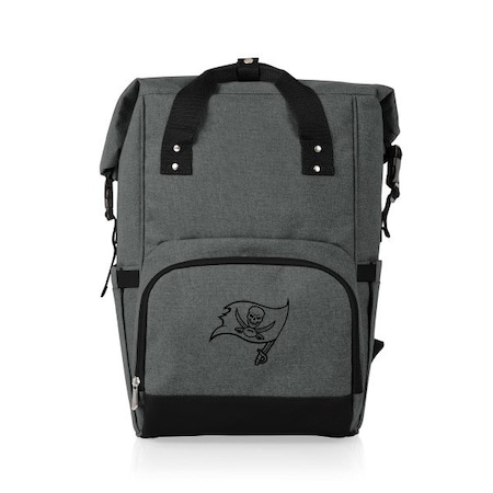 Picnic Time Family Of Brands NFL Tampa Bay Buccaneers - On The Go Roll-Top Backpack Cooler 616-00-105-304-2