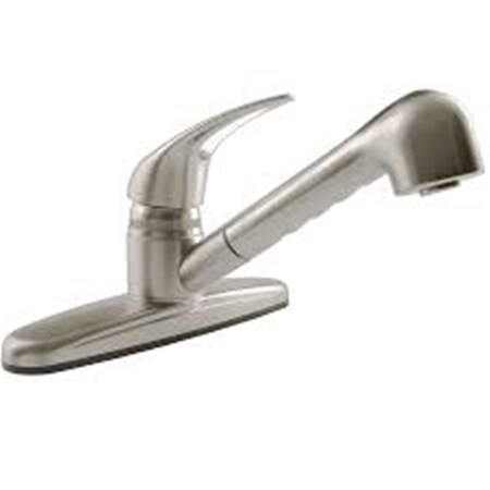 Bookazine Non-metallic Pull-out RV Kitchen Faucet - Brushed Satin Nickel TI2110952