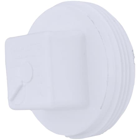 Charlotte Pipe And Foundry 2'' Schedule 40 DWV Cleanout PVC Plug PVC 00106 0800HA