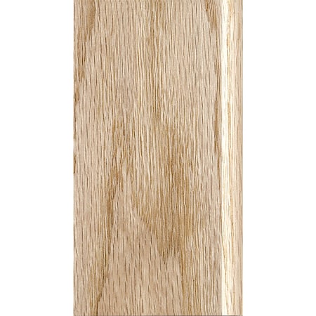 House Of Fara 3/8'' W.x2-3/4'' H.x8 ' L. Solid Red Oak Modern Base 9563