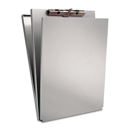 Saunders A-Holder Aluminum Form Holder, 0.5" Clip Capacity, Holds 8.5 x 11 Sheets, Silver 10017