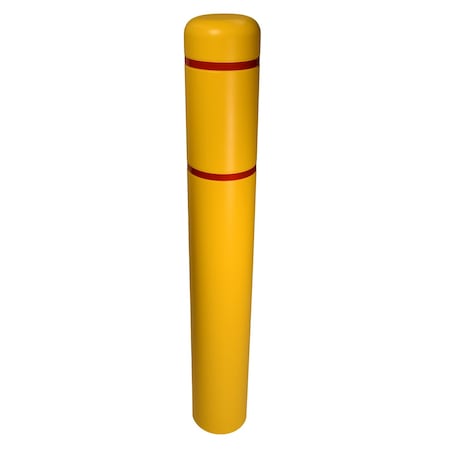 Ideal Warehouse Innovations Bollard Cover, 7 in, x 52 in, High Yellow 60-5233