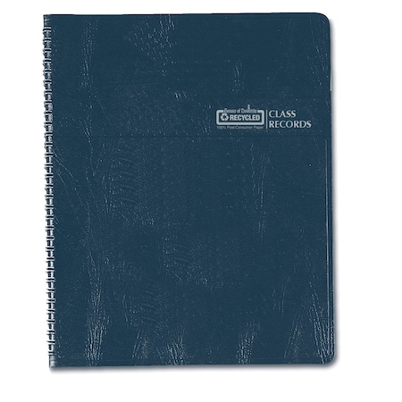 House Of Doolittle Non-Dated Teachers Class Record Book, 40 Weeks, 8.5 in x 11 in, Blue Cover 514-07