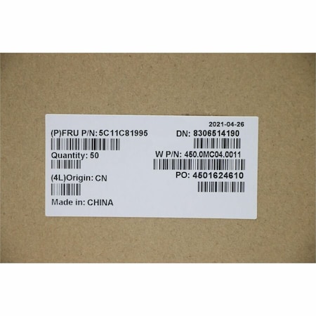 Lenovo Lenovo Laptop Touch Sensor Cable - 0.1" Height x 0.7" Width x 12" Depth 5C11C81995