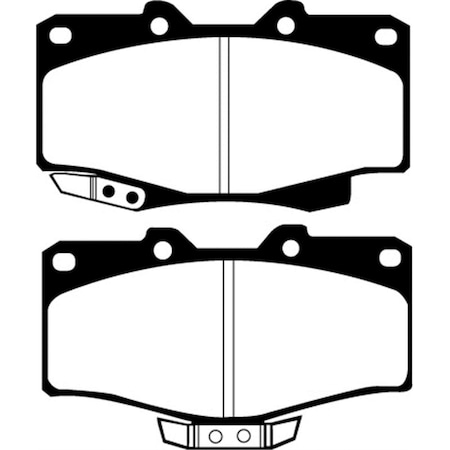 Ebc Greenstuff Front Brake Pads for 90-91 Toyota 4 Runner 2.4 DP6807