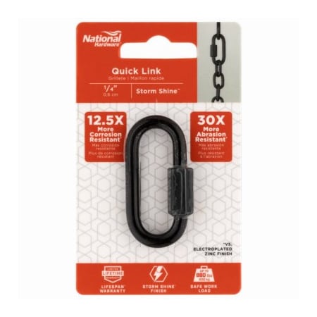National Hardware 14 BLK Quick Link N820-109