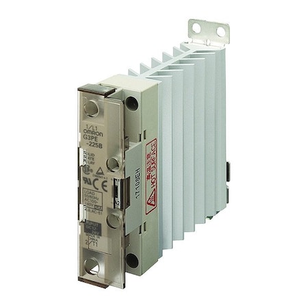 Omron Solid State Relay, 3 Phase, Screw, DIN Track, Phototriac G3PE-525B-3N DC12-24