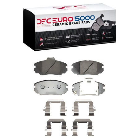 Dfc 5000 Euro Ceramic Disc Brake Pad Set,  1600-1125-02