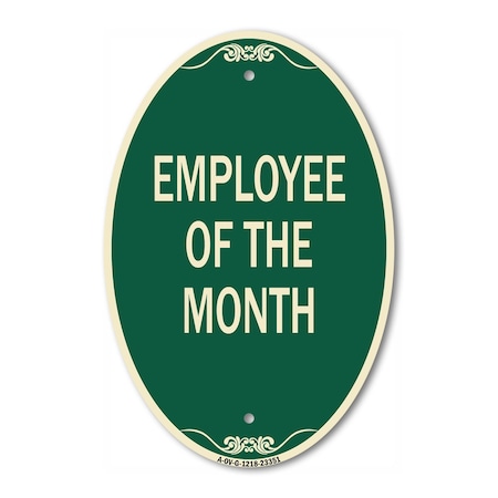 Signmission Parking Stencil, 12 Inch X 18 Inch Architectural Oval, Heavy Gauge Aluminum A-OV-G-1218-23351