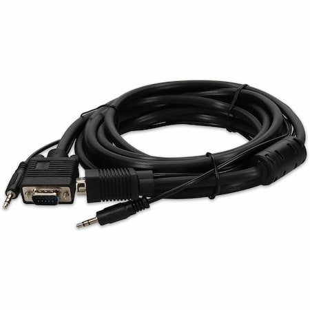 Add-On AddOn - Accessories 15ft VGA High Resolution Monitor Cable Audio - Male to Male VGAMM15A