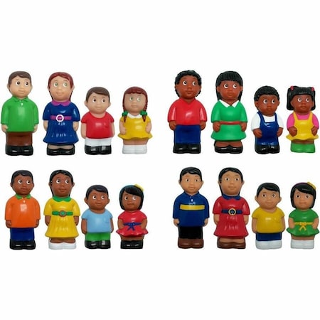 Get Ready Kids Ethnic Family Figures, Set of 16 624