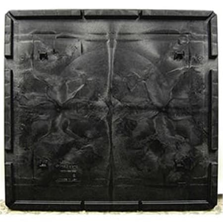 Monoflo International 45 x 48 in. Folding Bulk Container Lid, Black BC4845-LID