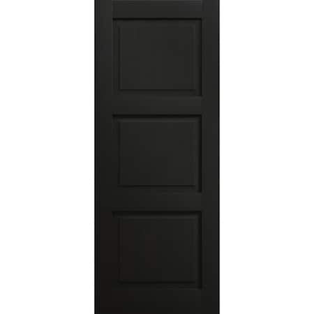 Sartodoors Slab Door Panel 18 x 84 inches, Ego 5010 Painted Black Oak, Wood Veneer Doors, Pocket Closet Slid EGO5010S-CHK-1884