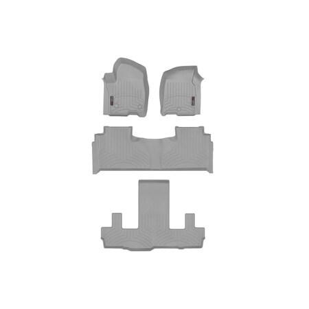 Weathertech Grey, Front, rear, and rear Floorliners 461632-1-2-5