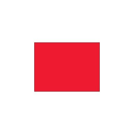 Bubblefast 5 x 7'' Fluorescent Red Inventory Rectangle Labels BFDL639G