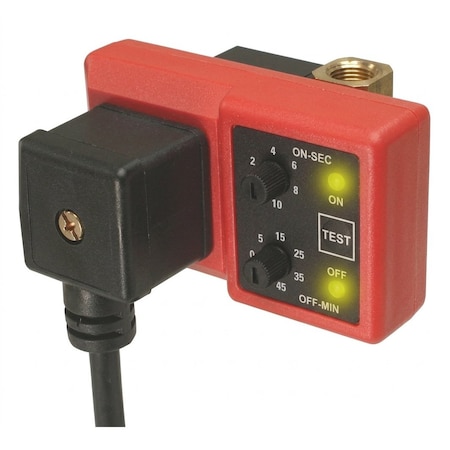 Clean Resources Drain, Timer Controlled, Direct Acting, Horizontal, Analog, 100-120V AC, 1/4 x 1/4, 250 PSI AH-25-115