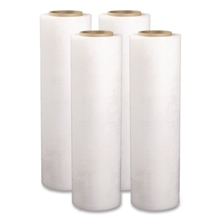 Fortitude Polyethene Stretch, 17.25" x 1,500 ft, 28-Gauge, Clear, 4PK FOR18281500
