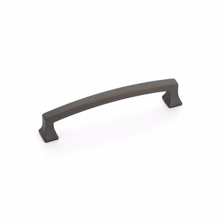 Schaub 5in Center to Center Menlo Park Arched Cabinet Pull Ancient Bronze Finish 527-ABZ