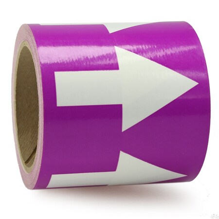 Accuform DIRECTIONAL FLOW ARROW TAPES 4 in x RAW459WTPR