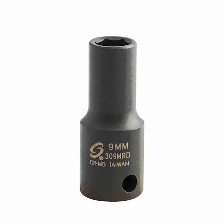 Sunex 3/8 in Drive 9Mm Semi-Deep Impact Socket Lqa 309MRD