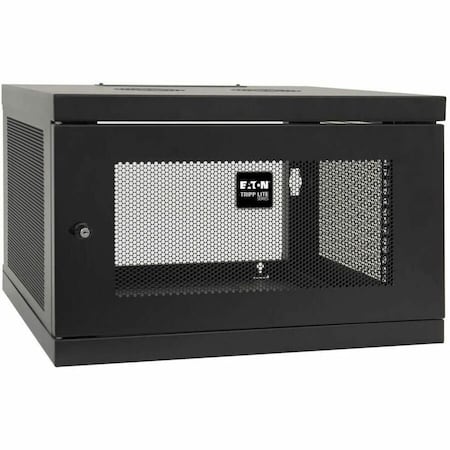 Eaton Tripp Lite Series SmartRack 6U Low-Profile Switch-Depth Knock-Down Wall-Mount Mini Rack Enclosure SRW6UKD