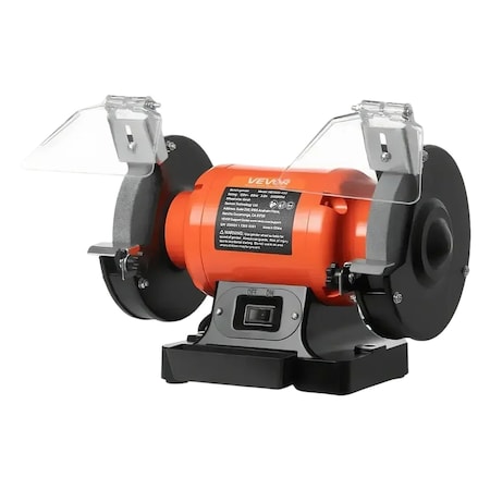 Vevor Bench Grinder 6-inch Bench Grinder 450W 3450RPM High-Speed Table Grinders MD150G-450