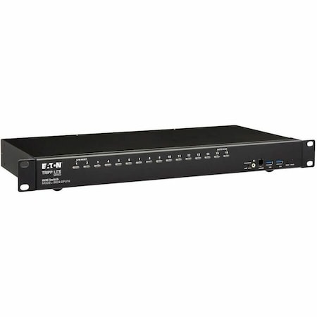 Eaton EATON Tripp Lite Series 16-Port DisplayPort/USB KVM Switch with Audio/Video and USB Peripheral B024-DPU16