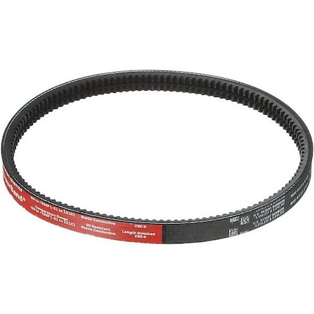 Gates 3VX475 V-Belt, 47.5 in Outside Length, 25/32 in Top Width, 0.328 in Thickness, 2 Ribs 2/3VX475