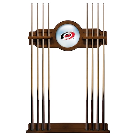Holland Bar Stool Co Carolina Hurricanes Cue Rack in Chardonnay Finish CueChrdCarHur