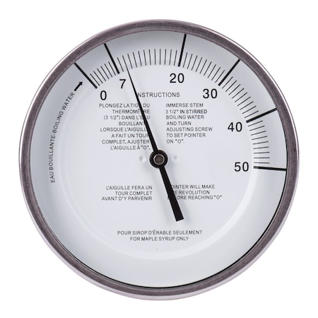 Baker Instruments T5112MSSP Maple Syrup Stem Thermometer, 5" Dial, 12" Stem T5112MSSP