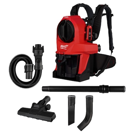 Milwaukee Tool Backpack Vacuum, 18 in H, 16 lb 0895-20
