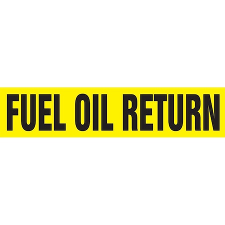 Accuform ASME ANSI PIPE MARKER FUEL OIL RPK339STC