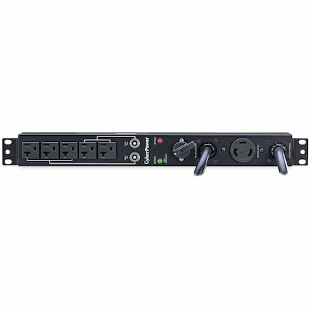 Cyberpower PDU, Bypass, Rack Mounted, 5-20R, 5-20P, 6 ft., Black MBP30A5