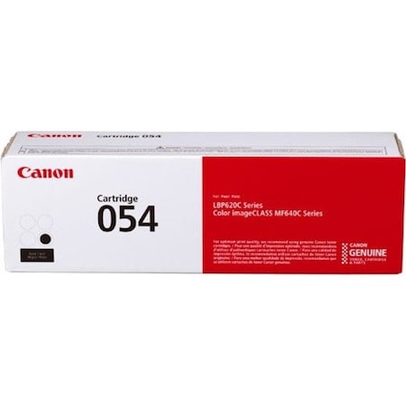 Canon CRG-054 BK Black Toner Cartridge 1,500 Yield 3024C001AA