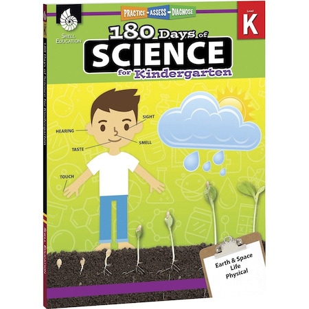 Shell Education 180 Days of Science Book, Grade K 51406