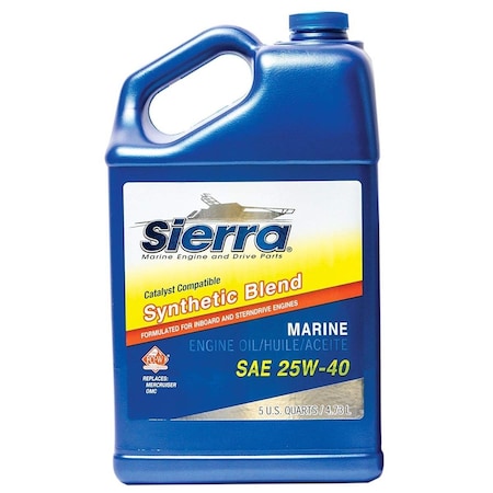 Sierra International 5 qt. 25W40 Catalyst Oil SR18.9440CAT.4
