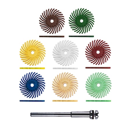 Dedeco SUNBURST 1-1/2'' TC DISC ASSORTMENT (A/O), 33PK 3800