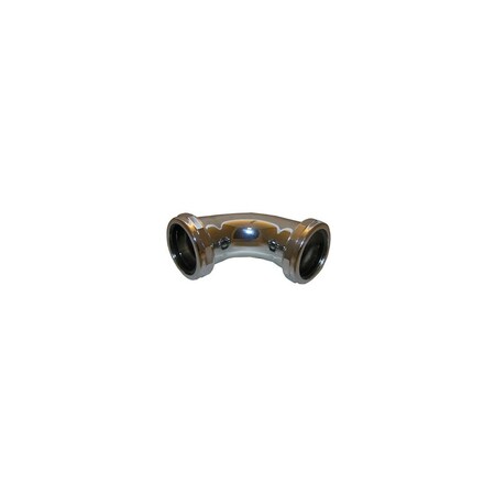 Larsen Supply Co. Pipe Fitting, Ell, 45-Degree, Slip Joint Elbow Ends, Chrome-Plated Brass, 1.5-In. 717032
