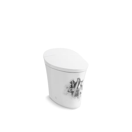 Kohler Landshapes by Daniel Arsham One-piece elongated smart toilet, dual-flush 5401-DA-0