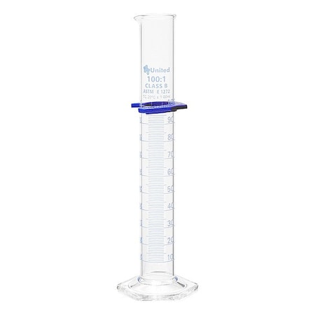 United Scientific Supplies Inc Graduated Cylinder, Colorless, PK2 UNCYLNGB-100