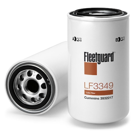 Fleetguard Oil Filter Cellulose Spin On LF3349