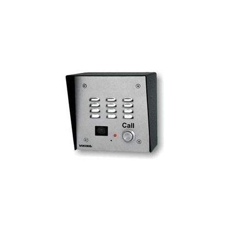 Viking Electronics VIDEO ENTRY PHONE WITH DIALER, STAINLESS STEEL HANDSFREE 353574