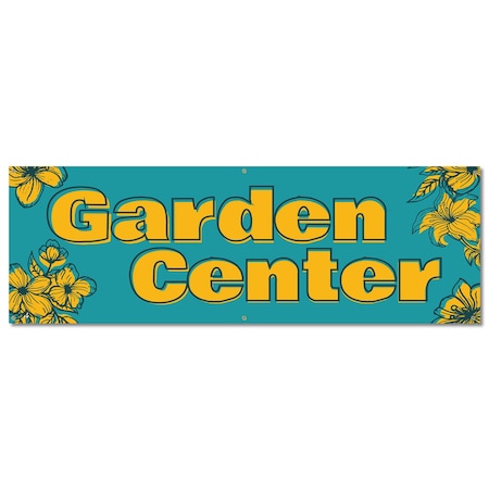 Signmission Garden Center, 24 Inch, Banner B-72-30380