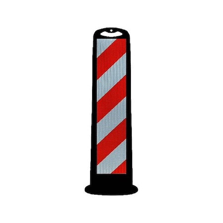 Cortina Safety Products Vertical Panel, Black, HDPE 03-768BLK-HI