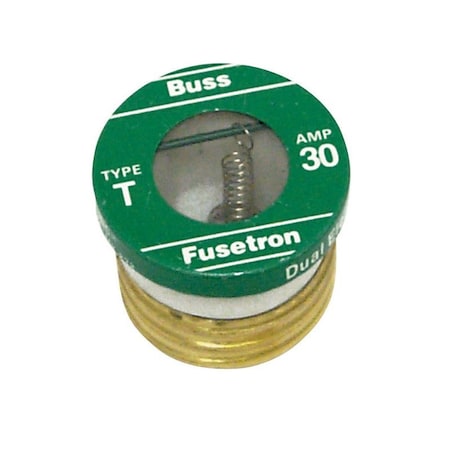 Eaton Bussmann Bussmann 30 amps Dual Element Plug Fuse, 8PK T-30