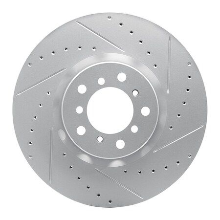 Dynamic Friction Co DFC Geoperformance Rotor - Drilled and Slotted 830-31056D