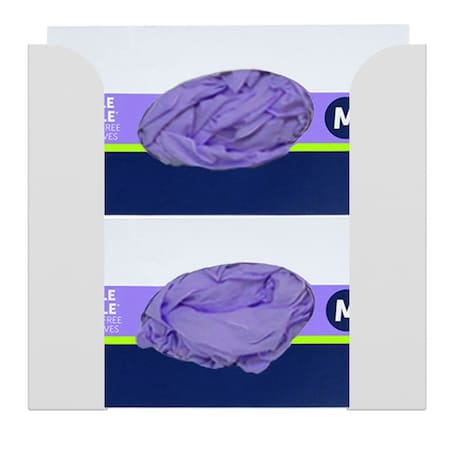 Origin Dispensing Solutions Glove Dispenser-Double-Stackable-Steel-White GL24X04WH